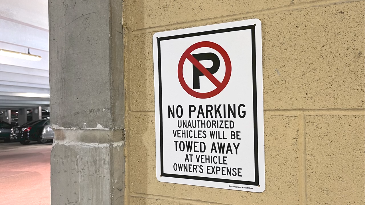 Amazon.com: SmartSign No Parking Sign - 14